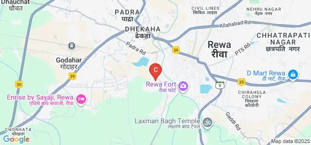 Government Autonomous Ayurveda College and Hospital, Rewa Map
