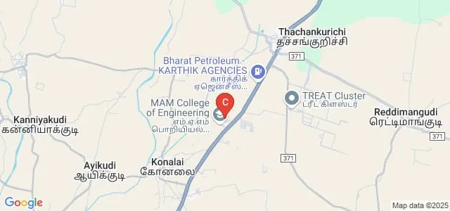 MAM College of Engineering and Technology, Tiruchirappalli Map