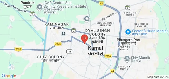 Dr Ganesh Dass DAV College of Education for Women, Karnal Map