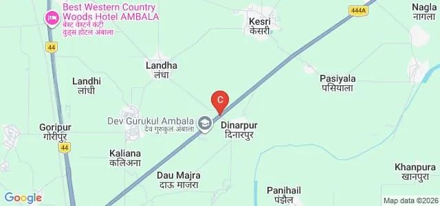 Galaxy Global Imperial Technical Campus, Ambala Map