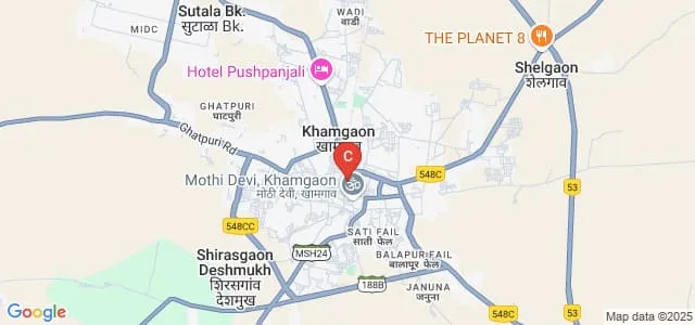 Smt Surajdevi Ramchand Mohata Mahila Mahavidyalaya, Khamgaon Map