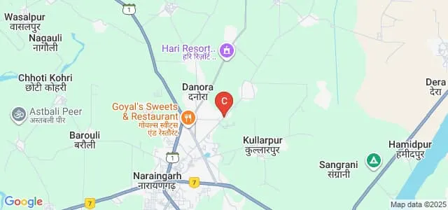 Government PG College, Naraingarh Map