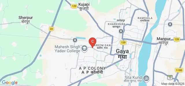 Anugrah Memorial College, Gaya Map