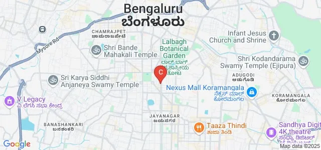 Vijaya College, Bangalore Map