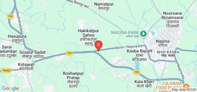 City Degree College, Bijnor Map