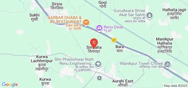 Shri Phanishwar Nath Renu Engineering College, Araria Map