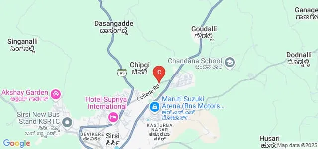 MES College of Commerce, Sirsi Map