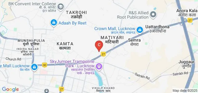 Rajat Degree College, Lucknow Map