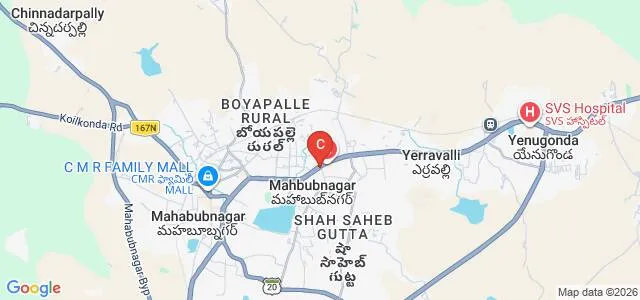 Swami Vivekananda Degree and PG College, Mahabubnagar Map
