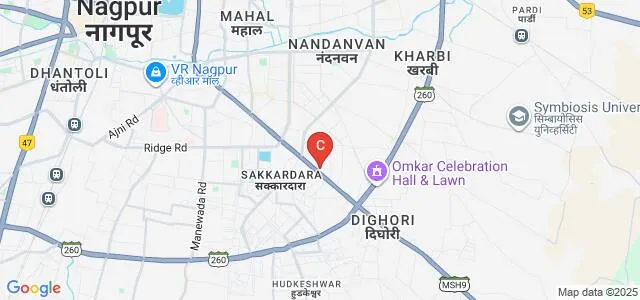 Priyadarshini Bhagwati College of Engineering, Nagpur Map