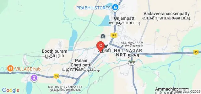 Thangam Muthu Polytechnic College, Theni Map