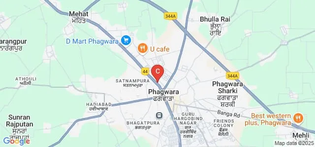 GNBL Ramgarhia College for Women, Phagwara Map