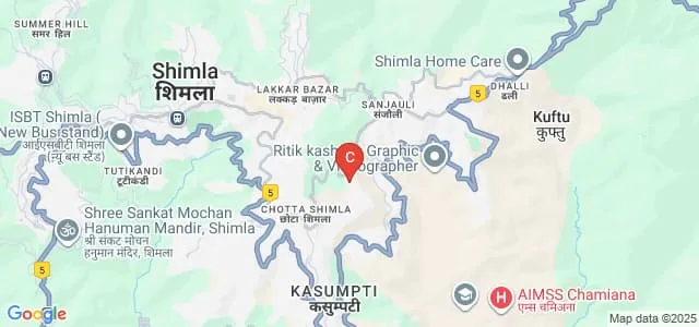 St Bedes College, Shimla Map