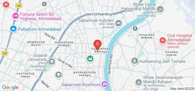 Aroma College of Commerce, Ahmedabad Map