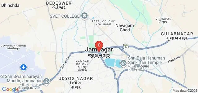 Shreemati Meenakshiben Shantibhai Dave College of Education, Jamnagar Map