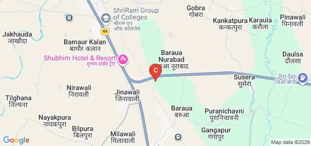 GR College for Professional Studies, Gwalior Map