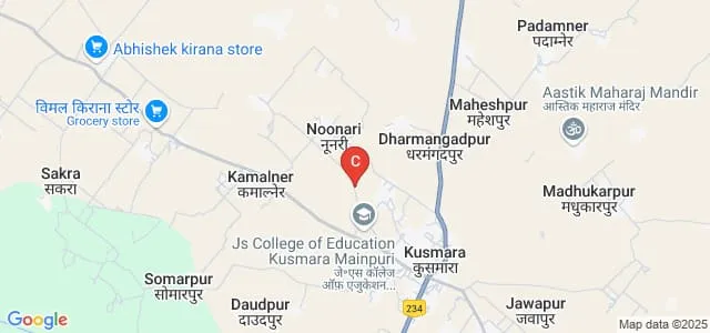 Mahabodhi Mahavidyalaya, Mainpuri Map