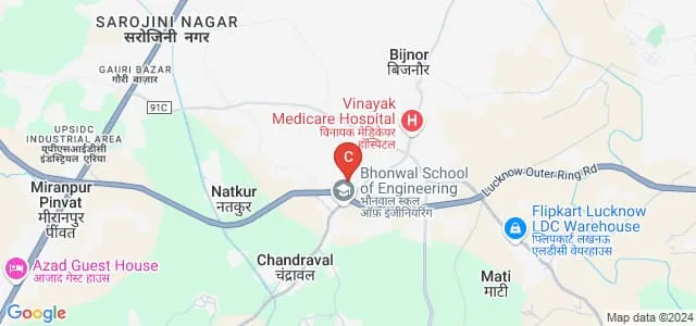 Azad Polytechnic College, Lucknow Map