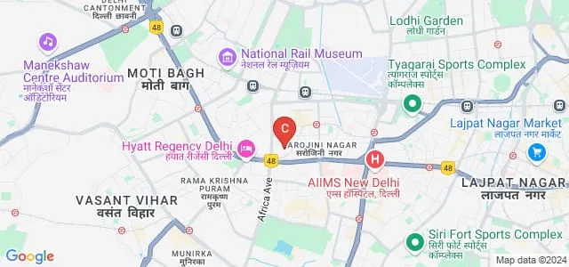 NBA School of Mass Communication, New Delhi Map