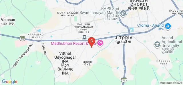 Shri IJ Patel M Ed College, Mogri Map