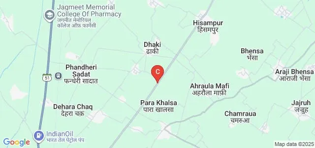 Chandpur Degree College of Law, Bijnor Map
