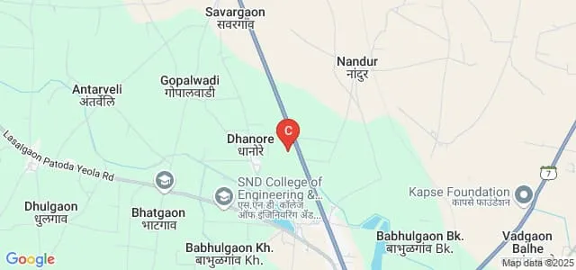 Matoshri Institute of Technology, Dhanore Map