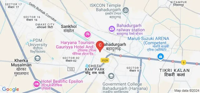 NCR Polytechnic, Jhajjar Map