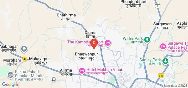 Saraswati Mahavidyalaya, Surguja Map