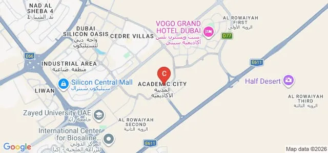 SP Jain School of Global Management, Dubai Map