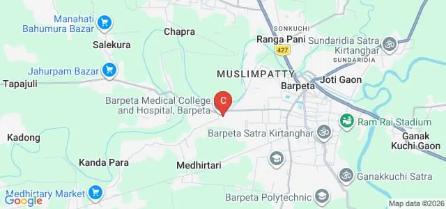 Fakhruddin Ali Ahmed Medical College and Hospital, Barpeta Map