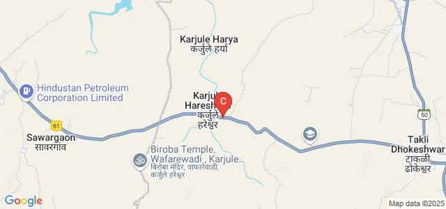 Rajiv Gandhi College of Engineering, Parner Map