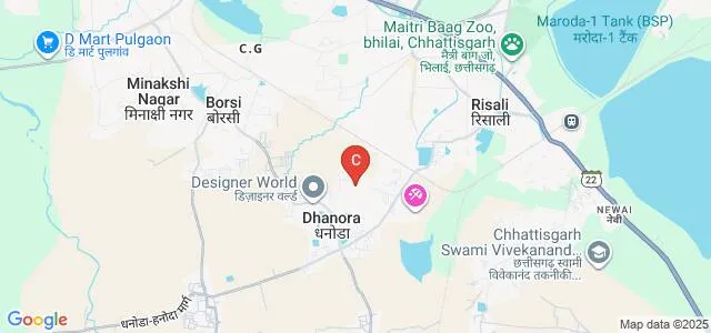 Chhattisgarh Nursing College, Durg Map