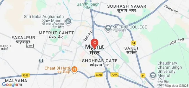 Ch Narendra Singh College, Meerut Map