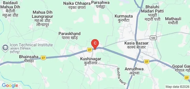 Buddha PG College, Kushinagar Map
