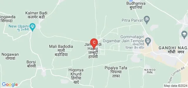 Oxford International College of Management, Indore Map
