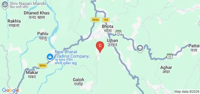 Raj Rajeshwari College of Education, Hamirpur Map