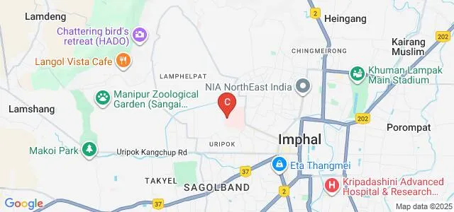 Dental College, Regional Institute of Medical Sciences, Imphal Map