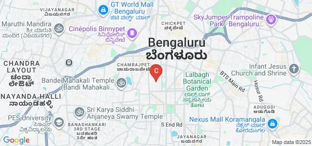 School of Law, Jain University, Bangalore Map