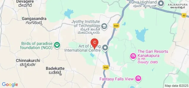 Hillside College of Physiotherapy, Bengaluru Map