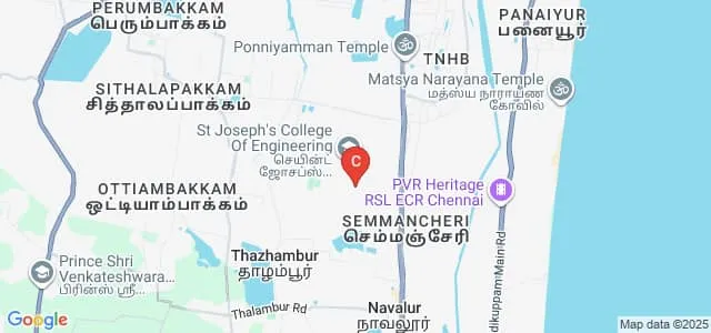 Jeppiaar Engineering College, Chennai Map