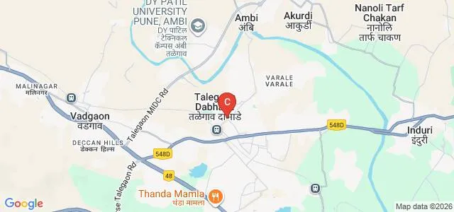 MAEER's College of Nursing, Talegaon Dabhade Map