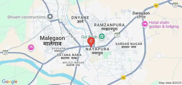 Mahatma Gandhi Vidyamandir's GDAB Arts and Commerce College, Malegaon Map