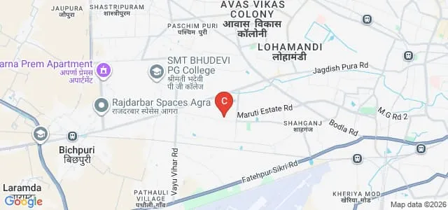 Symboyzia Girls College, Agra Map