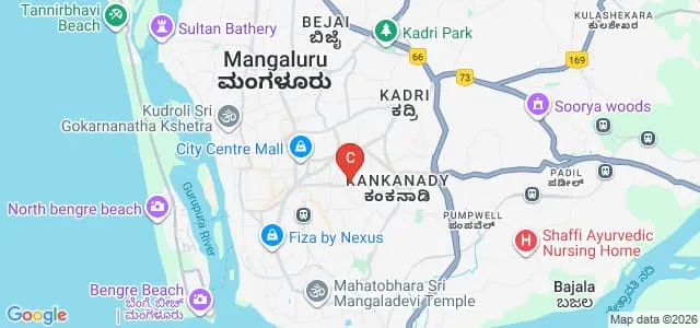 Athena School of Nursing, Mangalore Map