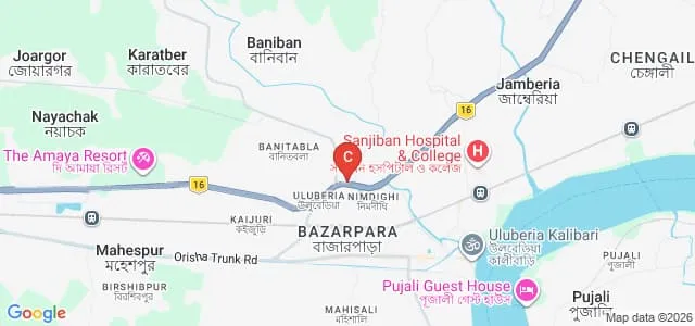 Sarat Chandra Chattopadhyay Government Medical College and Hospital, Howrah Map