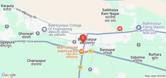 Ram Lakhan Singh Yadav College, Bakhtiyarpur Map
