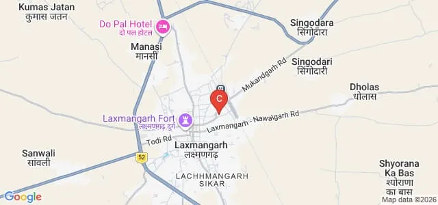 Vinayak B Ed College, Laxmangarh Map