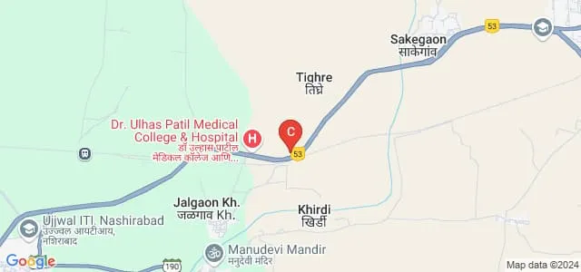 Dr Varsha Patil Institute of Technology, Jalgaon Map