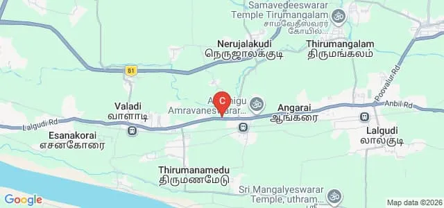 Sri Saraswathi College of Education, Manthurai Map