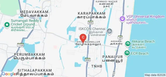 Mohamed Sathak AJ College of Pharmacy, Chennai Map
